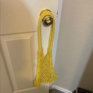 Yellow Knitted Handbag